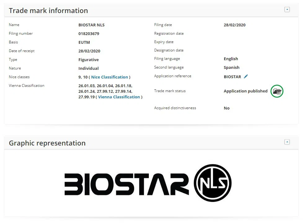 Biostar NLS EU Certificate