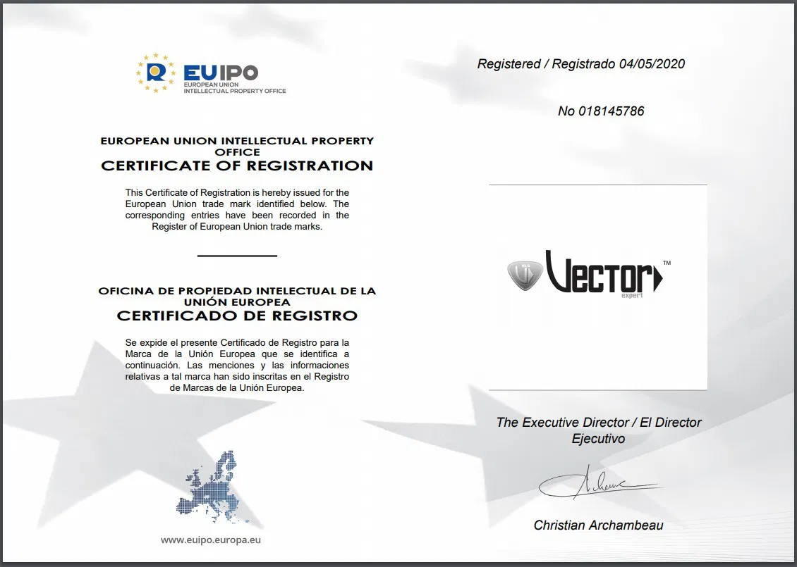 Vector Expert EU Certificate
